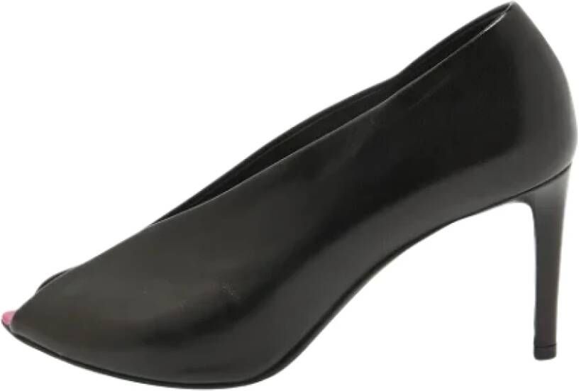 Balenciaga Vintage Pre-owned Leather heels Black Dames