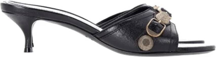 Balenciaga Vintage Pre-owned Leather heels Black Dames