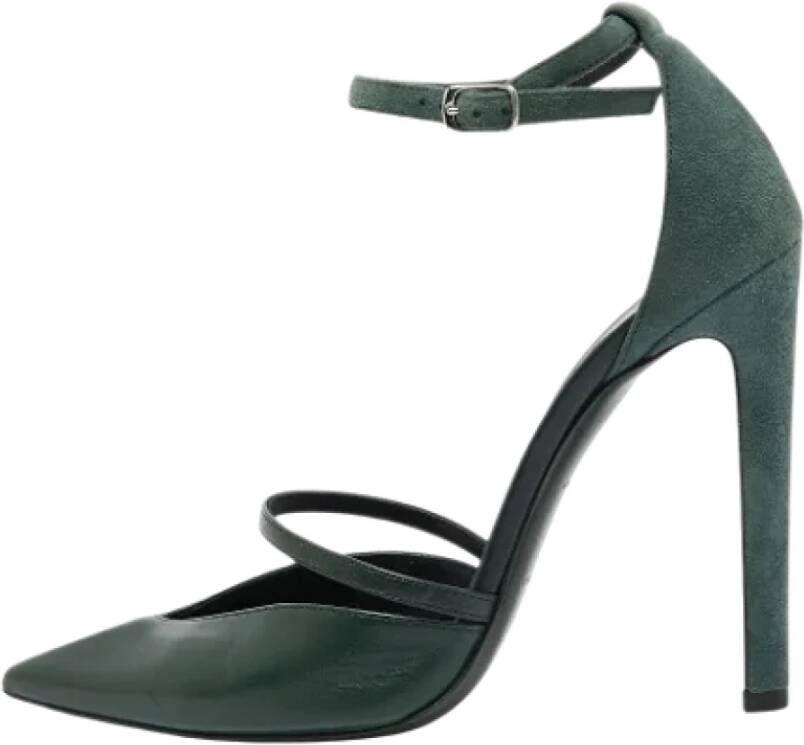 Balenciaga Vintage Pre-owned Leather heels Green Dames