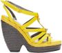 Balenciaga Vintage Pre-owned Leather heels Yellow Dames - Thumbnail 1