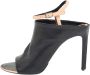 Balenciaga Vintage Pre-owned Leather sandals Black Dames - Thumbnail 1