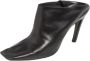 Balenciaga Vintage Pre-owned Leather sandals Black Dames - Thumbnail 1