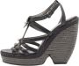 Balenciaga Vintage Pre-owned Leather sandals Black Dames - Thumbnail 1