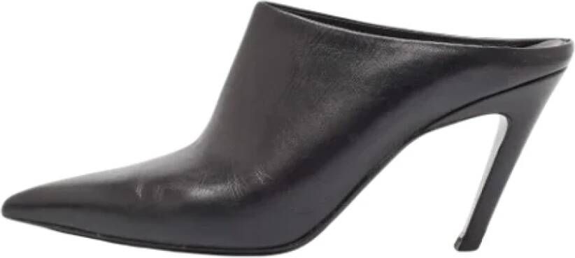 Balenciaga Vintage Pre-owned Leather sandals Black Dames