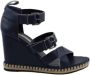 Balenciaga Vintage Pre-owned Leather sandals Blue Dames - Thumbnail 1