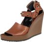 Balenciaga Vintage Pre-owned Leather sandals Brown Dames - Thumbnail 1