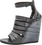 Balenciaga Vintage Pre-owned Leather sandals Gray Dames - Thumbnail 1