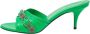Balenciaga Vintage Pre-owned Leather sandals Green Dames - Thumbnail 1