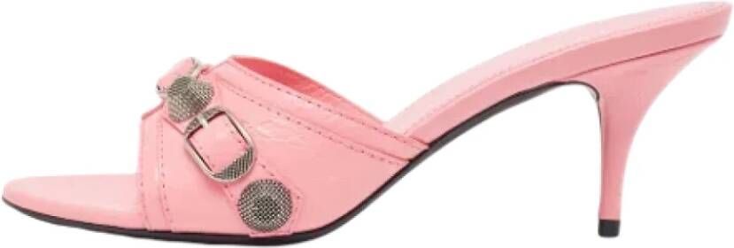 Balenciaga Vintage Pre-owned Leather sandals Pink Dames