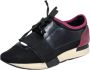 Balenciaga Vintage Pre-owned Leather sneakers Black Dames - Thumbnail 1
