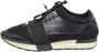 Balenciaga Vintage Pre-owned Leather sneakers Black Dames - Thumbnail 1