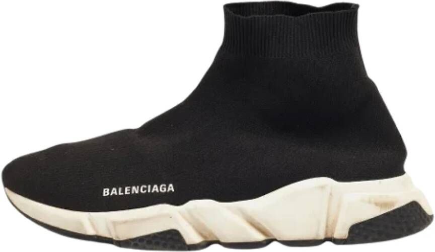 Balenciaga Vintage Pre-owned Leather sneakers Black Heren