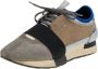 Balenciaga Vintage Pre-owned Leather sneakers Gray Dames - Thumbnail 1