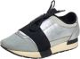 Balenciaga Vintage Pre-owned Leather sneakers Gray Dames - Thumbnail 1