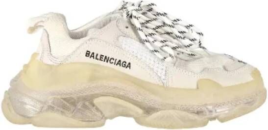 Balenciaga Vintage Pre-owned Leather sneakers Multicolor Dames