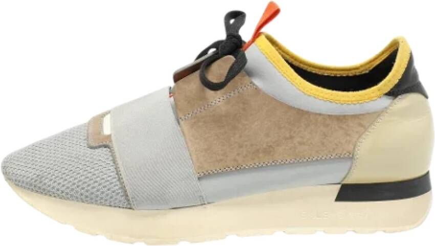 Balenciaga Vintage Pre-owned Leather sneakers Multicolor Dames