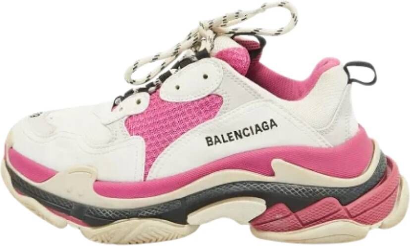 Balenciaga Vintage Pre-owned Leather sneakers Multicolor Dames
