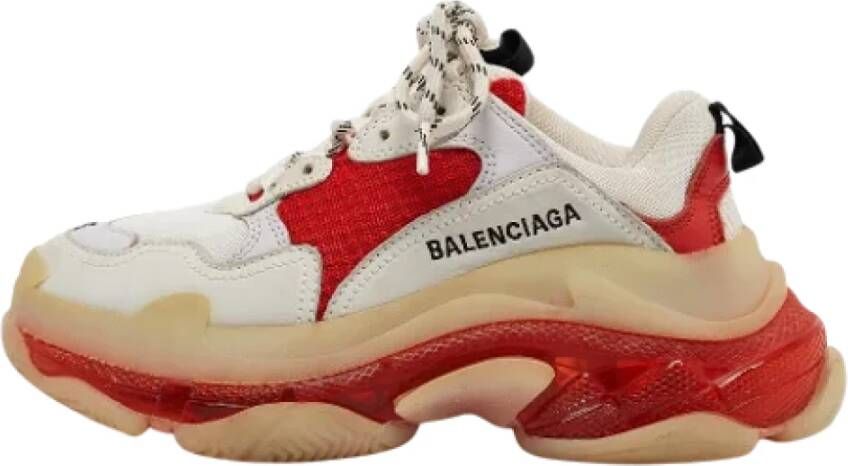 Balenciaga Vintage Pre-owned Leather sneakers Multicolor Dames