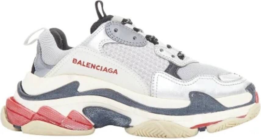 Balenciaga Vintage Pre-owned Leather sneakers Multicolor Dames