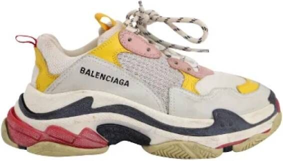 Balenciaga Vintage Pre-owned Leather sneakers Multicolor Heren