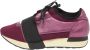 Balenciaga Vintage Pre-owned Leather sneakers Purple Dames - Thumbnail 1