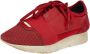 Balenciaga Vintage Pre-owned Leather sneakers Red Dames - Thumbnail 1