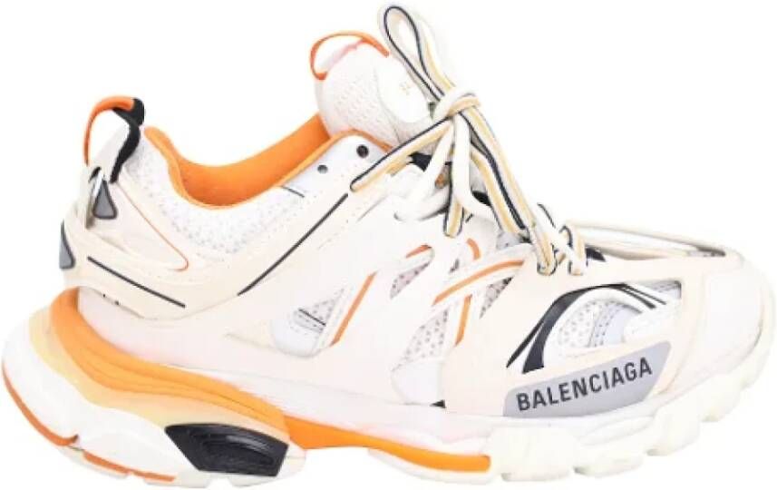 Balenciaga Vintage Pre-owned Leather sneakers White Heren