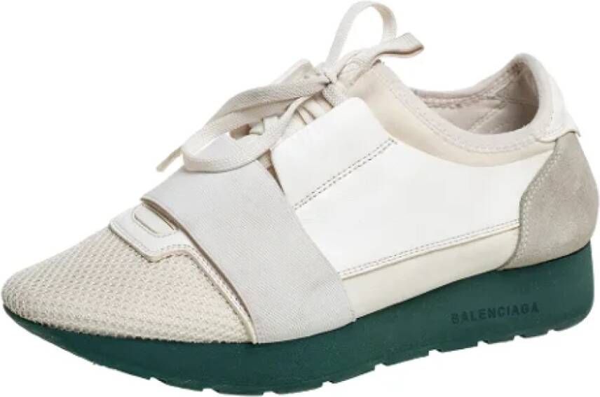 Balenciaga Vintage Pre-owned Mesh sneakers White Dames