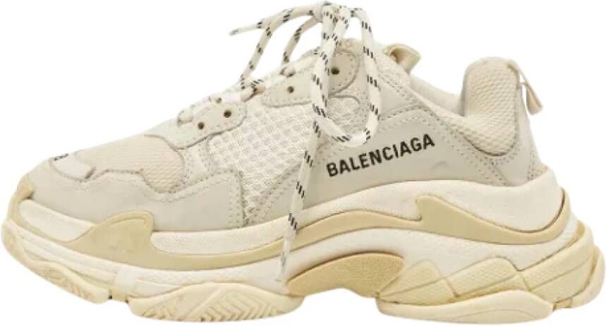 Balenciaga Vintage Pre-owned Mesh sneakers White Dames