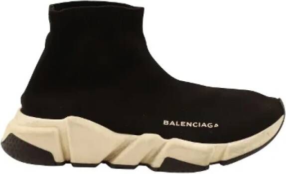 Balenciaga Vintage Pre-owned Nylon sneakers Black Dames