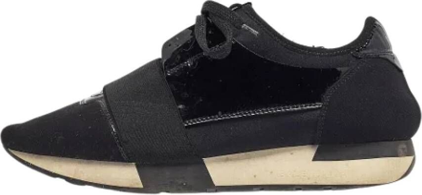 Balenciaga Vintage Pre-owned Nylon sneakers Black Dames