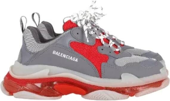 Balenciaga Vintage Pre-owned Plastic sneakers Gray Dames