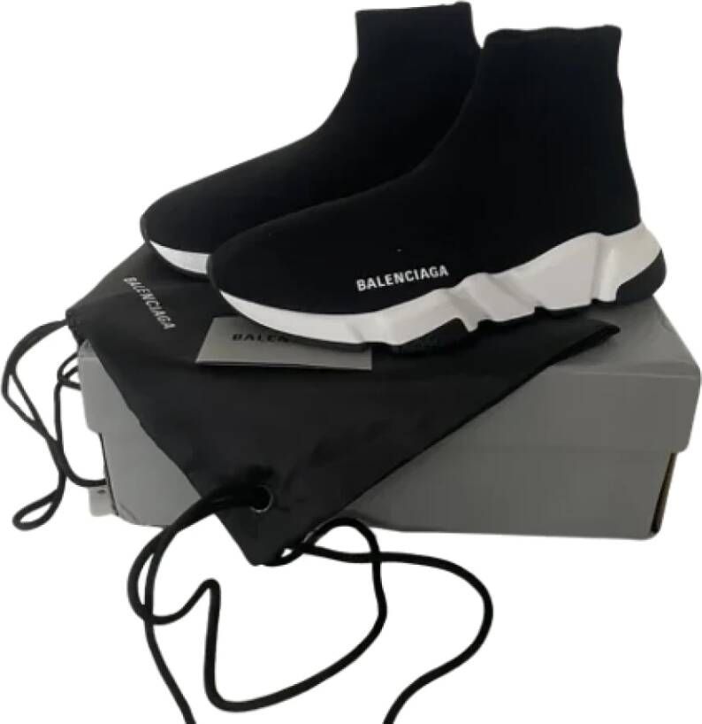 Balenciaga Vintage Pre-owned Polyester sneakers Black Dames