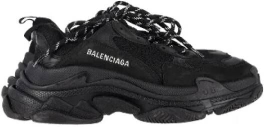 Balenciaga Vintage Pre-owned Polyester sneakers Black Dames