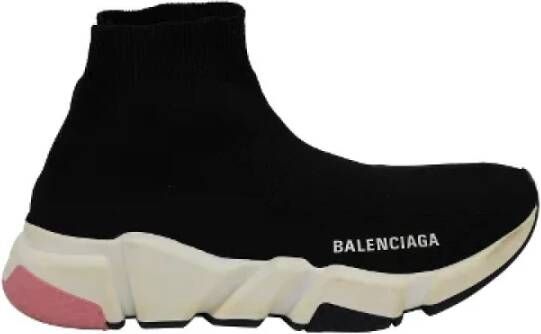 Balenciaga Vintage Pre-owned Polyester sneakers Black Dames