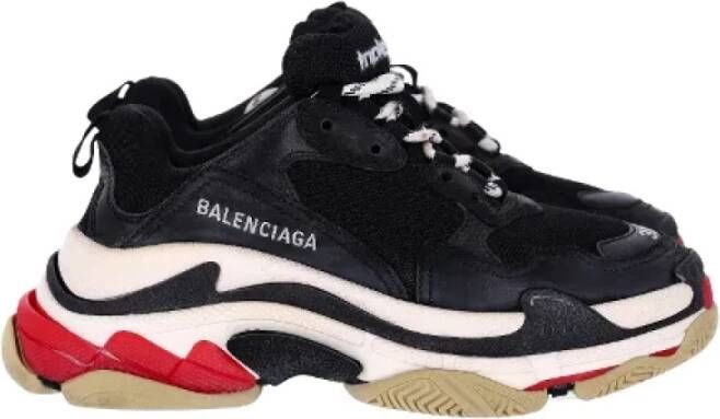 Balenciaga Vintage Pre-owned Polyester sneakers Black Dames