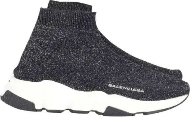 Balenciaga Vintage Pre-owned Polyester sneakers Gray Dames
