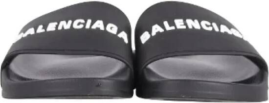 Balenciaga Vintage Pre-owned Rubber sandals Black Dames