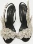 Balenciaga Vintage Pre-owned Satin sandals Black Dames - Thumbnail 1