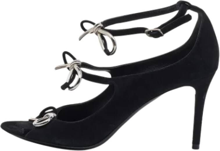 Balenciaga Vintage Pre-owned Suede sandals Black Dames