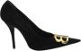 Balenciaga Vintage Pre-owned Velvet heels Black Dames - Thumbnail 1