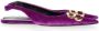 Balenciaga Vintage Pre-owned Velvet sandals Purple Dames - Thumbnail 1