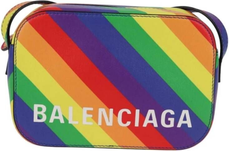 Balenciaga Vintage Tweedehands Cameratas Regenboog Streep