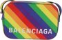 Balenciaga Vintage Tweedehands Cameratas Regenboog Streep - Thumbnail 1