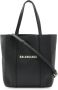 Balenciaga Vintage Tweedehands leren boodschappentas met verstelbare schouderband - Thumbnail 1