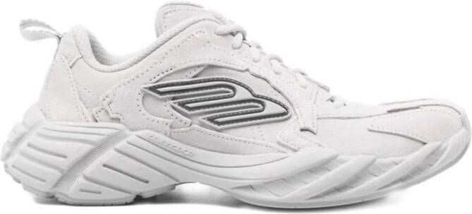 Balenciaga Witte Leren Maandag Sneakers