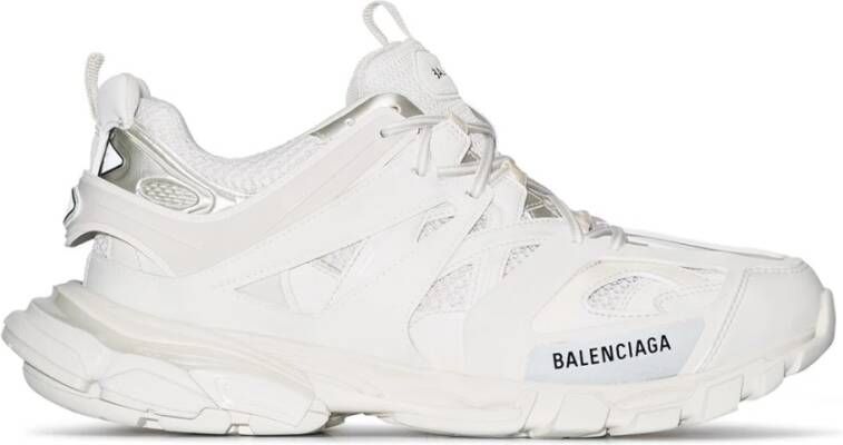 Balenciaga Witte Leren Sneakers White Heren