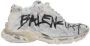 Balenciaga Witte Mesh Low-Top Sneakers met Graffiti Print Multicolor Heren - Thumbnail 1