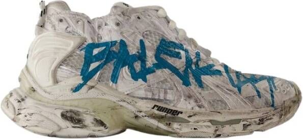 Balenciaga Witte synthetische hardloopschoenen