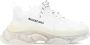 Balenciaga Witte Textiel Sneakers Transparante Zool Beige Dames - Thumbnail 1